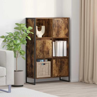 Boekenkast Rook Eik 68 x 30 x 108.5 cm Bewerkt hout