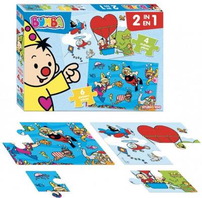 Studio 100 legpuzzels 2-in-1 10 stukjes