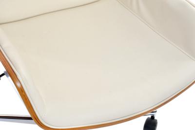 Bureaustoel DKD Home Decor Bruin Crème Zilverkleurig 60 x 65,5 x 118 cm - thumbnail