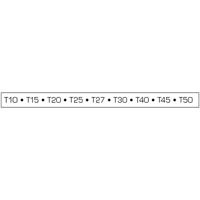 Brilliant Tools BT044019 Haakse schroevendraaierset T 10, T 15, T 20, T 25, T 27, T 30, T 40, T 45, T 50 9-delig - thumbnail