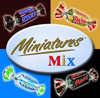 Celebrations Mixed Miniatures, tube van 3 kg (296 stuks) - thumbnail