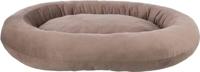 TRIXIE Hondenbed Talia ovaal 80 x 65 cm in bruin - gezellig hondenkussen met fijn fluwelen gevoel - hondenmand voor kleine honden - antislip en wasbaar - 37834 - thumbnail