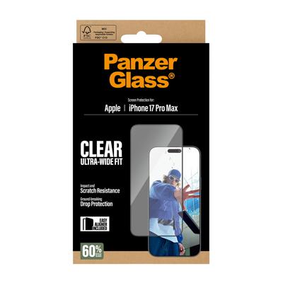 PanzerGlass PG66497 Screenprotector (glas) Apple iPhone 17 Pro Max 1 stuk(s) Krasvast PanzerGlass PG66497 Screenprotector (glas) Apple iPhone 17 Pro Max 1 stuk(s) Krasvast