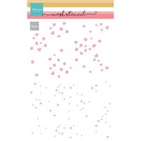 Marianne Design • stencils mask stencil 2 layer hearts - thumbnail