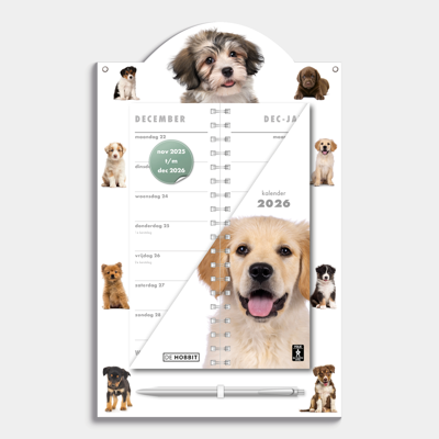 Honden Omslag Kalender 2026 Luxe