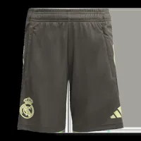 adidas Real Madrid Trainingsbroekje 2025-2026 Kids Grijs Lichtgroen - thumbnail