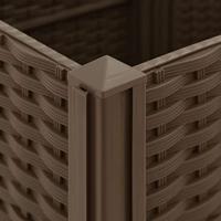 Plantenbak verhoogd 160x40x38 cm polypropyleen - thumbnail