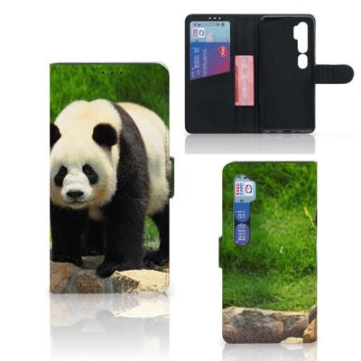 Xiaomi Mi Note 10 Pro | Telefoonhoesje | Met pasjeshouder | Panda