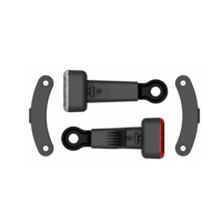 Reelight fietsverlichting AMS Constant staal rood/wit 4 delig - thumbnail