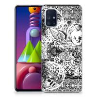 Silicone Back Case Samsung Galaxy M51 Skulls Angel - thumbnail