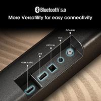 Hisense AX5100G 5.1-kanaals 340W Dobly Atmos Soundbar met draadloze subwoofer en achterluidsprekers, Zwart - thumbnail
