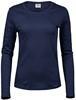 Tee Jays TJ590 Women´s Long Sleeve Interlock Tee - Navy - XL - thumbnail