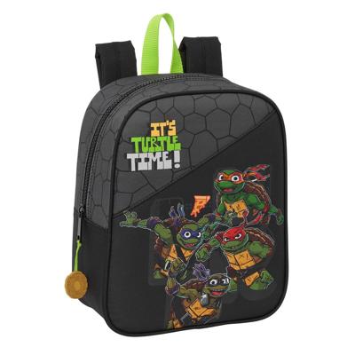 Schoolrugzak Teenage Mutant Ninja Turtles Zwart Grijs 22 x 27 x 10 cm (8412688565825)