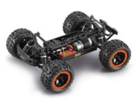 Blackzon Oranje Brushed 1:16 RC auto Monstertruck 4WD 2,4 GHz Incl. accu en lader - thumbnail