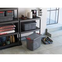 KIS 237491 Opbergbox K Latch Stapelbaar (b x h x d) 590 x 450 x 390 mm Rook-grijs, Doorschijnend 1 stuk(s) - thumbnail