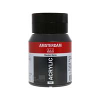 Royal Talens Amsterdam Acrylverf 500 ml - Lampenzwart 702 - thumbnail