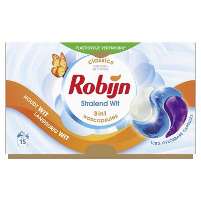 Robijn Stralend Wit 3-in-1 Wascapsules Robijn Stralend Wit 3-in-1 Wascapsules