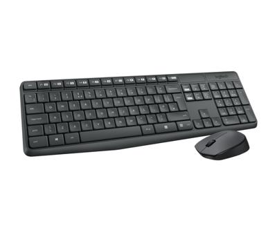 Toetsenbord en draadloze muis Logitech 920-007919 Grijs Qwerty Spaans QWERTY