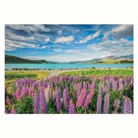 Clementoni legpuzzel bloemen bij lake tekapo, 1500st. - thumbnail
