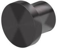 Handdoekhaak Klein Geesa Opal Zwart Metaal Geborsteld Geesa - thumbnail