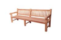 LivingFurn Teak Tuinbank 'Patrick Fat' 250cm - thumbnail