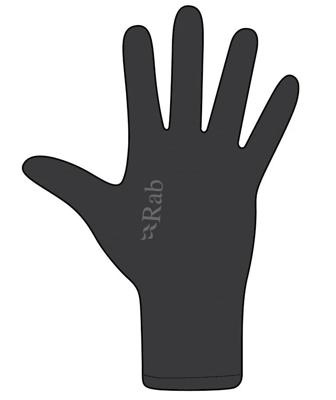 Rab Quest Windstopper Handschoen Heren Anthracite XLG Rab Quest Windstopper Handschoen Heren Anthracite XLG