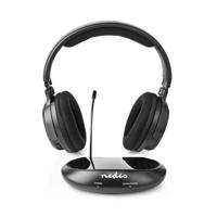 Nedis Draadloze TV-Koptelefoon | RF | On-Ear | Zwart | 1 stuks - HPRF200BK HPRF200BK - thumbnail