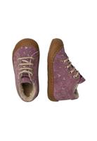 Suède schoentjes 'eerste stapjes' NATURINO® paars - thumbnail