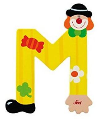 Sevi letter clown m: 10 cm (81749)