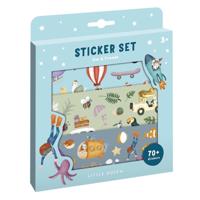 Little Dutch stickerdoos jim & friends, 3 vellen - thumbnail