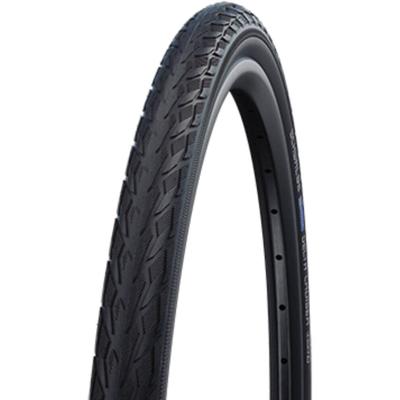 Schwalbe Buitenband delta cruiser plus punctureguard 26 x 1 3/8" / 37-590 mm - zwart met reflectie