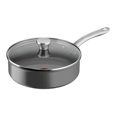 Tefal c42432 renew+ keramische hapjespan 24cm met deksel Tefal c42432 renew+ keramische hapjespan 24cm met deksel