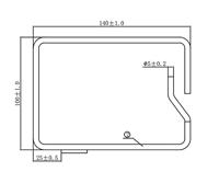 ROLINE kabeloog, 140x100 mm, metaal - thumbnail