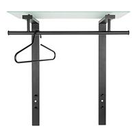 Wandkapstok Bavo Zwart - thumbnail