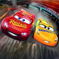 DinoToys Dino puzzel - disney pixar cars - 3 x 55 stukjes - thumbnail