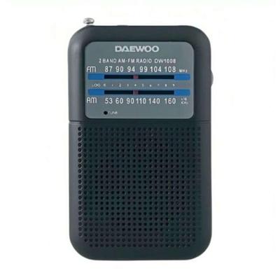 Daewoo DW1008 Portátil Negra Radio