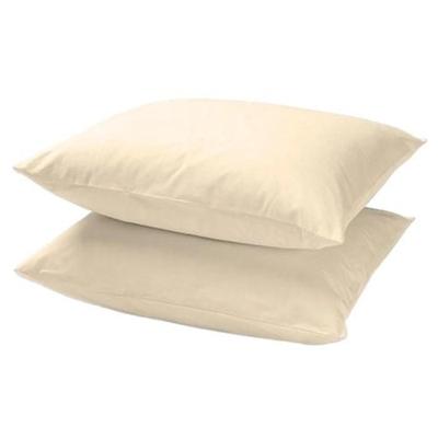 Slaaptextiel Lino Kussenslopen Creme (set van 2)