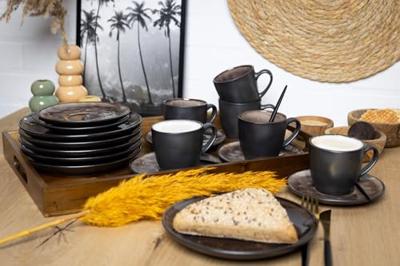 Studio Tavola Koffieset Dark Brown 18-Delig