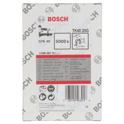 Bosch Accessories 2608200701 Nieten met smalle rug 5000 stuk(s) Afm. (l x b) 20 mm x 5.8 mm