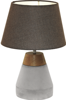EGLO Tarega tafellamp Bruin, Grijs E27 EGLO Tarega tafellamp Bruin, Grijs E27