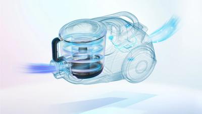 Bosch beutelloser Staubsauger ProFamily GS41 Serie 6, blau Stofzuiger zonder zak 750 W Zakloos Bosch beutelloser Staubsauger ProFamily GS41 Serie 6, blau Stofzuiger zonder zak 750 W Zakloos