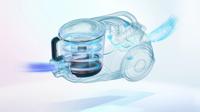 Bosch beutelloser Staubsauger ProFamily GS41 Serie 6, blau Stofzuiger zonder zak 750 W Zakloos - thumbnail