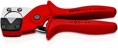 KNIPEX Buizensnijder 90 10 185 SB voor meerlaagse en pneumatische | slangen van kunststof | met glasvez - 90 10 185 SB