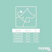 Rundlederen halsband roma m stopper 50 cm 8 mm cognac - thumbnail