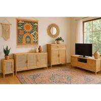 Bijzettafel Home ESPRIT Lichtbruin - thumbnail