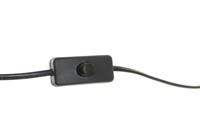 Bureaulamp DKD Home Decor Bruin Beige Polyester Hout 220 V 50 W - thumbnail