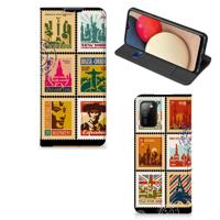 Samsung Galaxy M02s | A02s | Book Cover | Postzegels - thumbnail