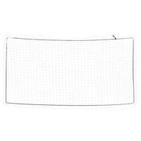 VidaXL Aanhangwagennet elastisch touw 4x2 m polypropeen wit - thumbnail