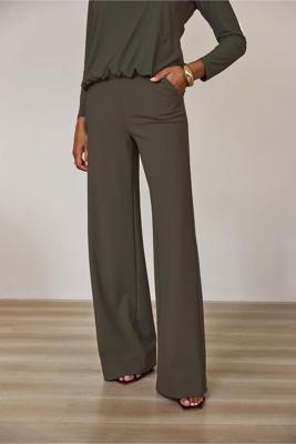 Studio Anneloes Lexie Long Bonded Trousers 94810 Broek 7400 New Army