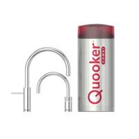 Quooker Nordic Round Twintaps met Combi + Boiler Chroom Quooker - thumbnail